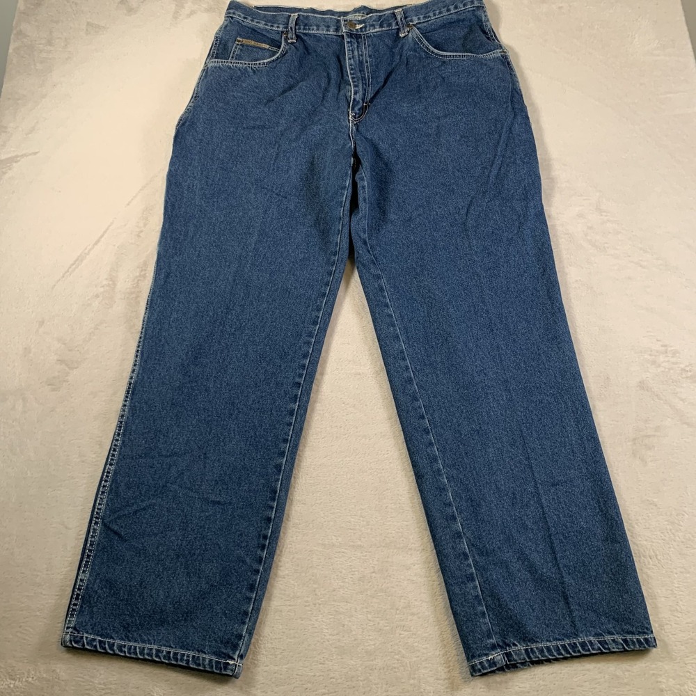 Big Smith Carpenter Jeans Mens 38x32 Workwear‎ Utility Relaxed Fit Denim Pants